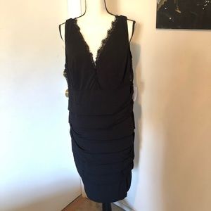 NWT Black lace dress